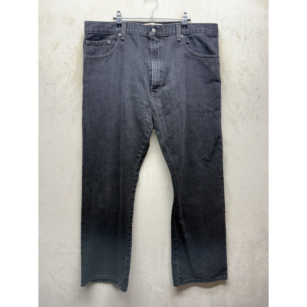 VTG Y2K Levis 517 Bootcut Jeans Mens 40x30 Black Denim Pants Western Cowboy